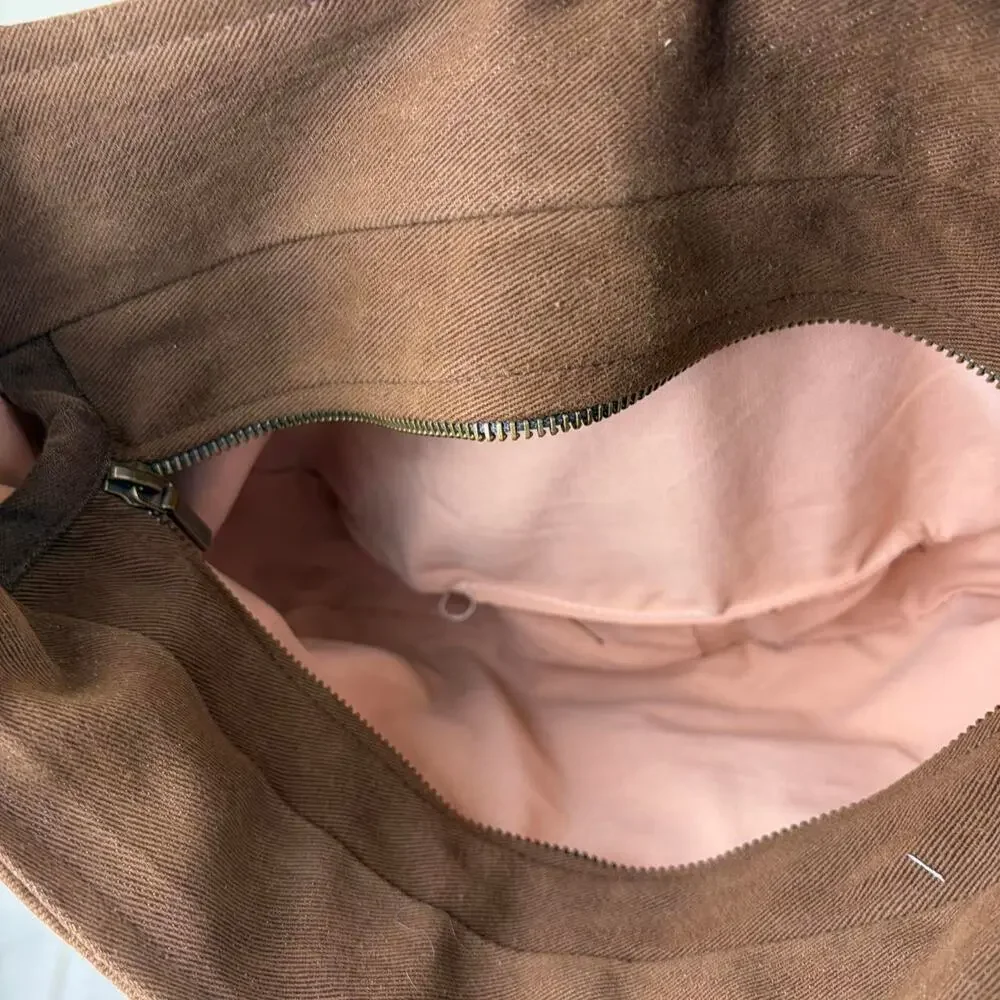 Custom upcycled carhartt sling bag